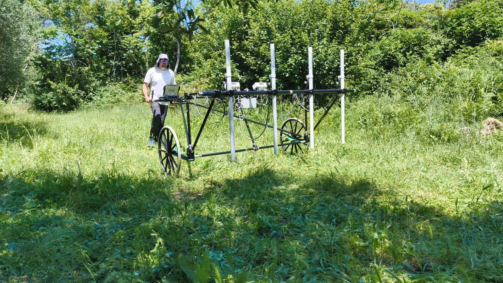 3D multiarray GPR pushcart