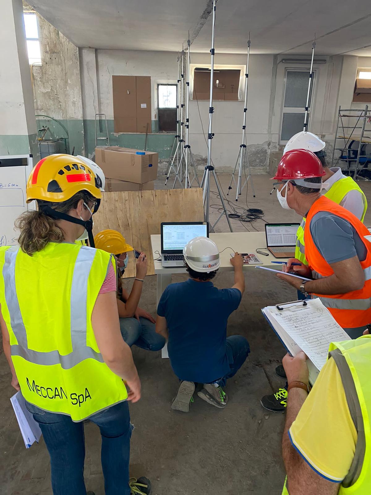 Workshop pratico in cantiere su analisi modale e monitoraggio strutturale